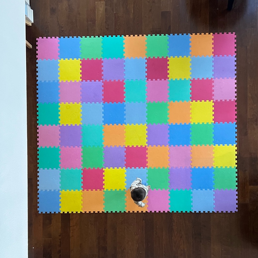 Kids puzzle play mat